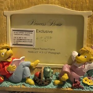 Princess House Yellow Hand-Painted Woodland new two of them